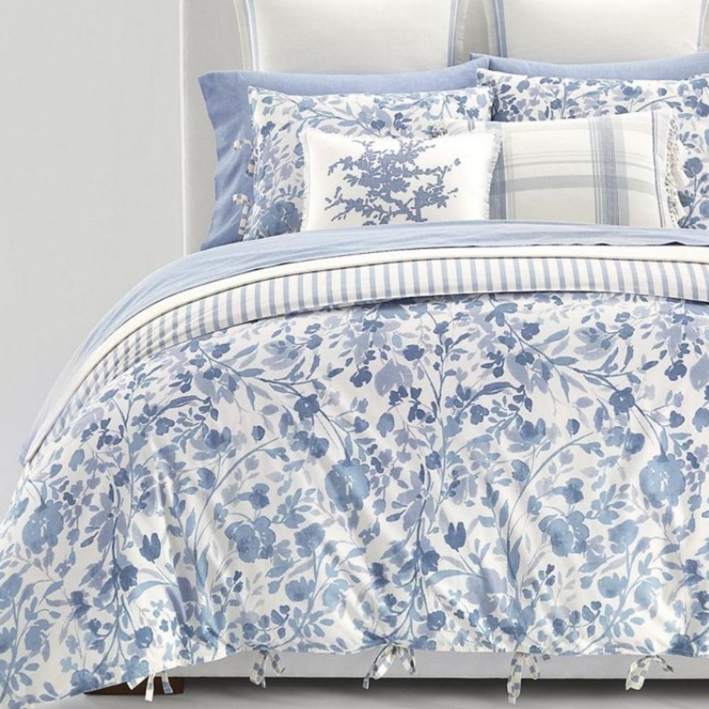 Lauren Ralph Lauren ADA 3 Pcs Duvet Set New F/Q Reversible
